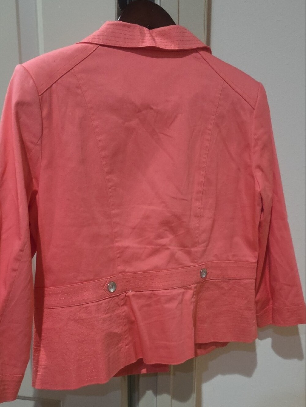Cato Coral Blazer with Notch Lapel - Picture 5 of 8